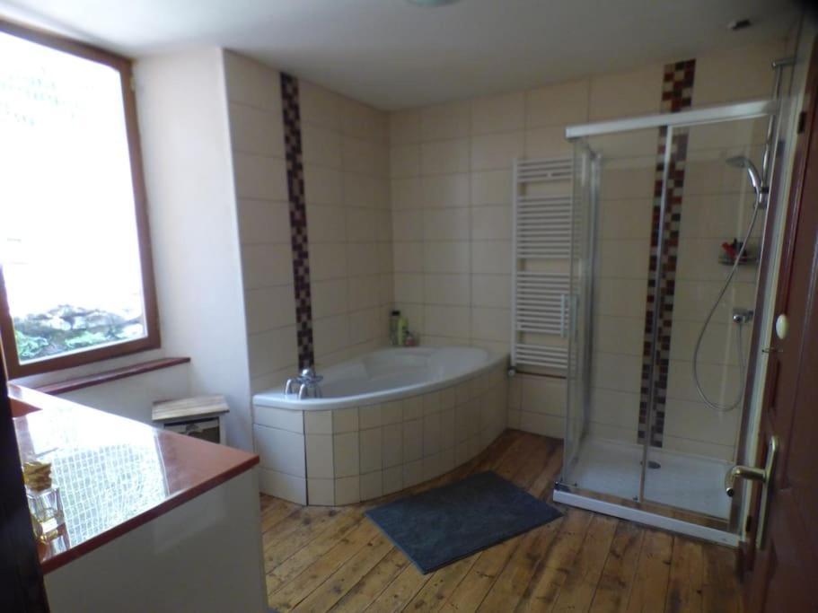 Maison Familiale Pour 8 Saint-Aventin Esterno foto